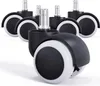 5X Hartbodenrollen Drehstuhlrollen 11mm / 50mm Produktbild-Vorschau 1
