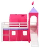 Homestyle4u Hochbett 90x200 mit Rutsche Turm Tunnel Produktbild-Vorschau 9