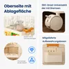 Heikoeco® Servierwagen mit Rollen, 2 Etagen Küche Produktbild-Vorschau 4