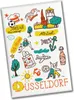 Düsseldorf Wimmelbild Souvenir Souvenir Magnet - Kö Produktbild-Vorschau 1