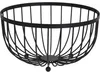 Obstschale Koopman Black Style, Metall, 25x13 cm, schwarz Produktbild-Vorschau 7