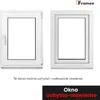 Okno piwniczne białe 750X550mm podwójna szyba (32 mm) Podgląd zdjęcia produktu 5