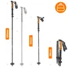 Diagram showing trekking poles in different sizes and a folded pair, with measurements and weight information. Podgląd zdjęcia produktu