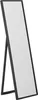 BELIANI Stojace zrkadlo čierne obdĺžnikový rám 40 x 140 cm Náhľad obrázku produktu 1