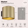 Maytoni Moderne Wandleuchte Rond 1xG9 excl. in Mattes Gold Produktbild-Vorschau 3