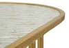 Table Basse Antalia - Structure Dorée Élancée Et Plateau Voir les images du produit 6
