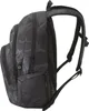 Side view of a black and gray camouflage backpack. Produktbild-Vorschau
