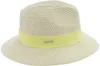 Seeberger knautschbarer Borten-Sommerhut Fedora mit UV-Schutz 30 in grün