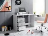Schreibtisch >Mack< (B/H/T 123 x 76 x 50 cm) in Weiß Voir les images du produit 5