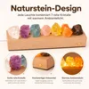 Heilendes Kristall-Nachtlicht, 7-Chakra-Stein-Bettlampe, Produktbild-Vorschau 4