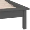 Massivholzbett mit LEDs Grau 100x200 cm Produktbild-Vorschau 7