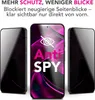 Three smartphones are displayed, with the center one showing "Anti SPY" text and an eye icon with a line through it. The outer phones are dark and angled. Produktbild-Vorschau