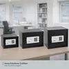 Möbeltresor mit einem Elektronikschloss von HMF mit den Maßen 31 x 20 x 20 cm in Schwarz Produktbild-Vorschau