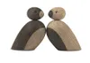 Two wooden bird figures facing each other against a white background. Náhled obrázku produktu