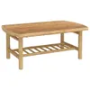 vidaXL 4 tlg. Garten Lounge Set mit Cremeweißen Kissen Produktbild-Vorschau 6