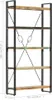 The Living Store Bücherregal 5 Fächer 90x30x180 cm Altholz Produktbild-Vorschau 7