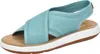 Clarks JEMSA DASH Damen Sandalette - Riemchen Sandalen blau Produktbild-Vorschau 18