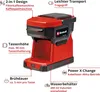 Einhell 18V Akku-Kaffeemaschine TE-CF 18 Li-mit Akku 4.0, Produktbild-Vorschau 2
