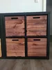 3er set Holzkiste Holzbox Vintage Ocker passend für Ikea Produktbild-Vorschau 4