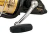 A close-up of a fishing reel handle and spool. Anteprima dell’immagine prodotto