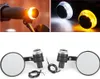 2ks 22mm 7/8in koniec riadidiel okrúhle spätné zrkadlá s Náhľad obrázku produktu 4