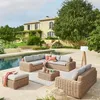 Sofaecke "savinia tahini" aus epoxybehandeltem aluminium  - Produktbild-Vorschau 5