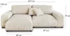 Best Mobilier Garance, Beige, 4 Sitz(e), Garance, Samt, Produktbild-Vorschau 7