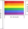 50 Stück Regenbogen Flagge Klein Gay Pride Flag Regenbogen Produktbild-Vorschau 3