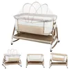 2 in 1 Beistellbett Baby,Bettseitiger Bassinet für Produktbild-Vorschau 2