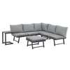 SVITA GRENADA Salon de jardin 4 pièces double chaise longue Voir les images du produit 1