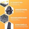 KINGSLEEVE® Ombrellone in Alluminio Inossidabile Ø330cm UV Anteprima dell’immagine prodotto 7