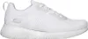A side view of a white Skechers Bobs Squad shoe. Náhled obrázku produktu