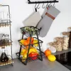 Vilde | Kôš na ovocie - čierny - 3-úrovňový - na Náhľad obrázku produktu 8