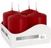 Candela votiva BISPOL Aura 7H 6CM SW40/60 BURGUND 4 pz. Anteprima dell’immagine prodotto 1