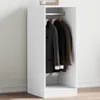 Kleiderschrank Weiß 48x41x102 cm Holzwerkstoff Produktbild-Vorschau 2