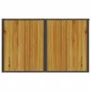 vidaXL Gartentisch mit Holzplatte Schwarz 110x68x70 cm Poly Produktbild-Vorschau 6