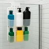 com-four® Douchemand met 2 vakken - Douchegelhouder met Productafbeelding-voorbeeld 2