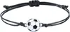 Sport-Armband, Fußball, geflochten, Uni, verstellbares Produktbild-Vorschau 1
