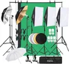 FCH Fotostudio Dauerlicht Softbox Set, Hintergrund Produktbild-Vorschau 1