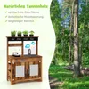 Cucina di fango COSTWAY, cucina per bambini con 2 pentole, Anteprima dell’immagine prodotto 7