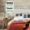 GKA Retro Blechschild mit lustigem Spruch "Gestern war hier Produktbild-Vorschau 3