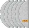 A stack of gray microfiber mopping cloths for a robot vacuum cleaner. Produktbild-Vorschau