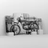 Bild auf Leinwand - Leinwandbild - 4 Teile - Alt Motorrad Produktbild-Vorschau 4