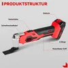 Akku-Multifunktionswerkzeug mit 2 Akkus & 22 Zubehör, Produktbild-Vorschau 3