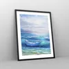 Gerahmtes Poster - Schwarzer Rahmen - Meer Welle Möwe - Produktbild-Vorschau 8