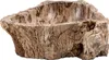 Wasbak van versteend hout, afmetingen 50 x 38 x 15 Productafbeelding-voorbeeld 2