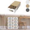 XINZI 10x Schuhboxen Braun-Weiße - Stapelbar, mit Produktbild-Vorschau 1