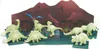 Phosphoreszierende Wanddekorationen – 3D-Dinosaurier Produktbild-Vorschau 4
