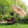 Sekey Sonnenschirm Holz Balkonschirm Rund Marktschirm Ø Produktbild-Vorschau 13