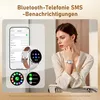 (Silber )Smartwatch für Damen mit Telefonfunktion – 1,27" Produktbild-Vorschau 3